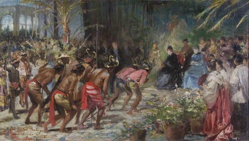 Francisco Jose de Goya Esbos de la inauguracio de lExposicio Nacional de les Illes Filipines china oil painting image